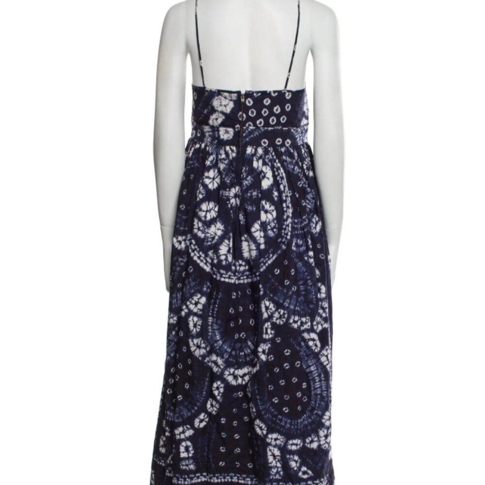 NWOT ULLA JOHNSON Mariza Dress in Indigo $845 - Picture 8 of 9